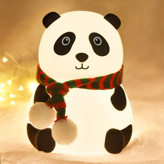 Silicone Panda Touch LED Lamp