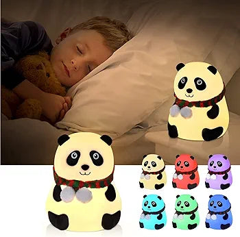 Silicone Panda Touch LED Lamp