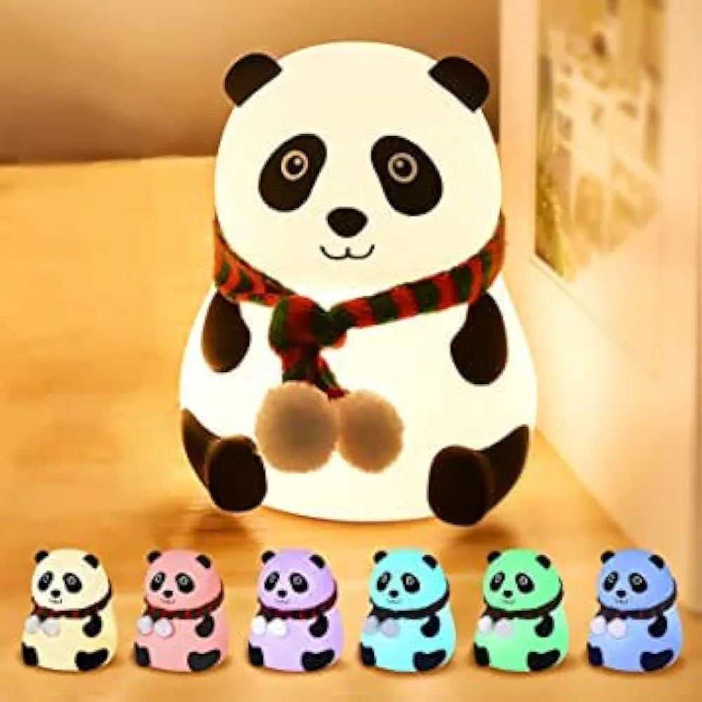 Silicone Panda Touch LED Lamp