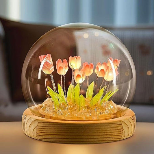 Romantic Tulip Night Ball LED 3W Decorative Lamp (Warm White)