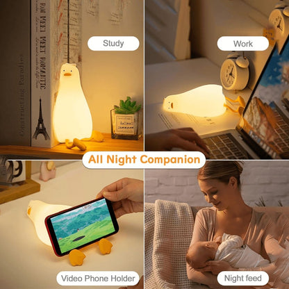 Lying Flat Duck Night Lamp