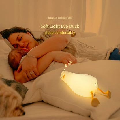 Lying Flat Duck Night Lamp