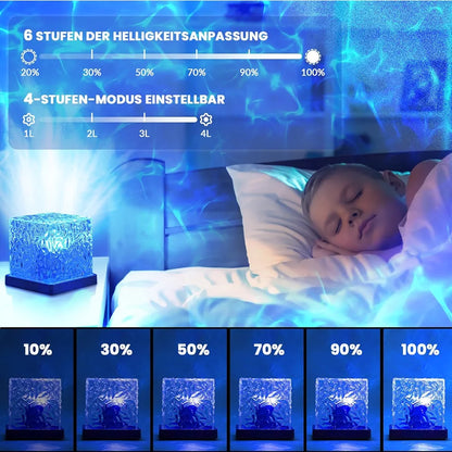 Romantic Ocean Wave Night Light Projector Lamp