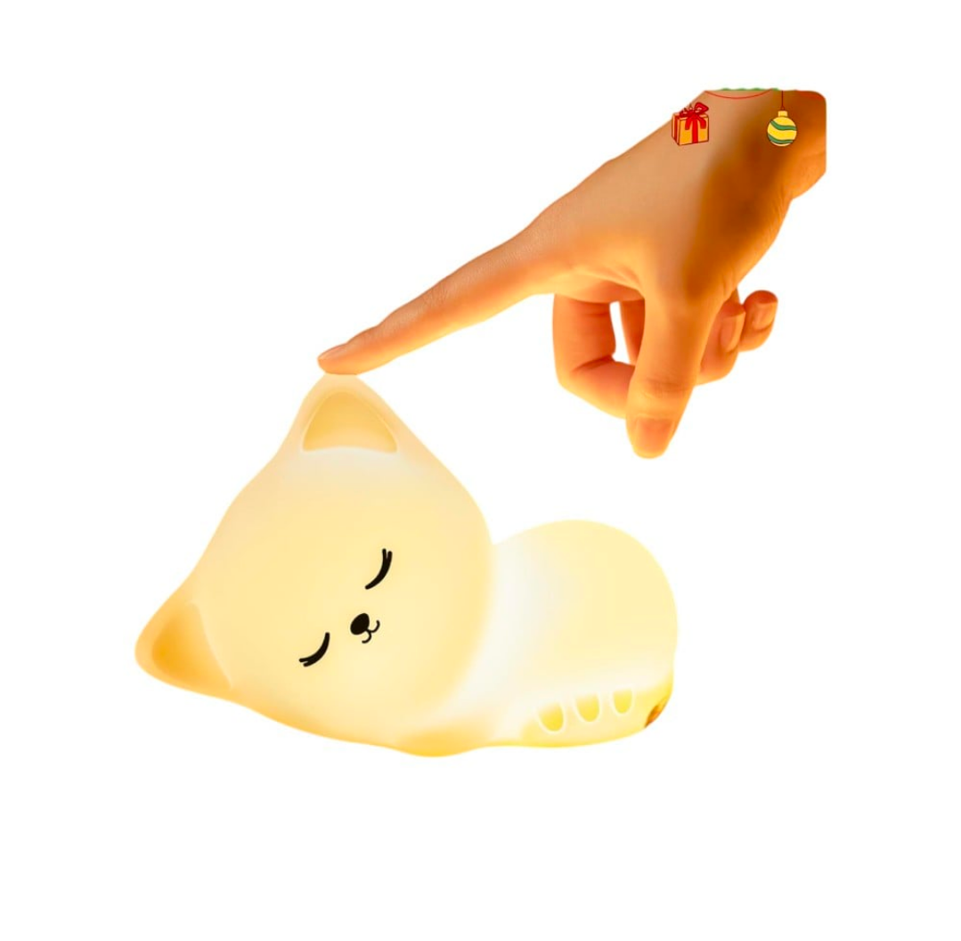 Sleeping Cute Kitty Lamp